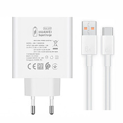 Chargeur Huawei SuperCharge 66W + Câble USB C - Officiel