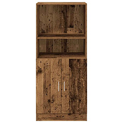 Avis vidaXL Armoire de cuisine vieux bois 57x41,5x131,5 cm bois ingénierie