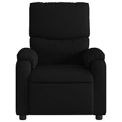 Avis vidaXL Fauteuil de massage inclinable Noir Tissu