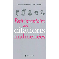 Petit inventaire des citations malmenées