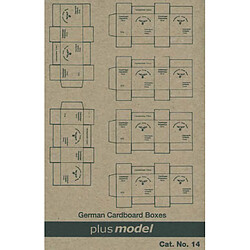 Deutsche Transport Kartons WW II - 1:35e - Plus model