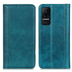 Etui en PU texture litchi, fermeture automatique magnétique avec support vert pour votre Xiaomi Civi