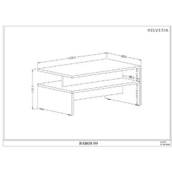 Avis Vivaldi Table Basse Baros Clair Beton