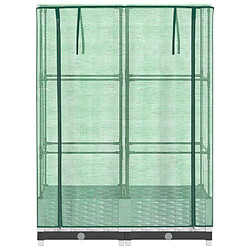 Avis vidaXL Jardinière surélevée avec housse aspect rotin 80x40x123 cm