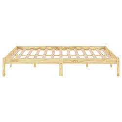 Acheter vidaXL Cadre de lit sans matelas bois massif