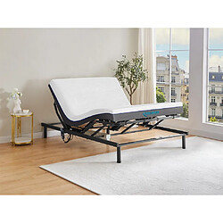 Avis Vente-Unique Lit électrique de relaxation lattes + matelas mémoire de forme - 140 x 200 cm - JIMBARAN II de DREAMEA