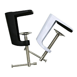 Acheter bras réglable en métal pince lampe de table pince porte support blanc