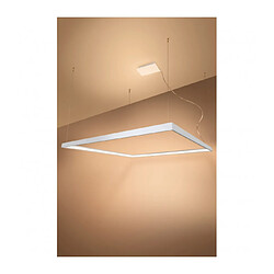 Acheter Luminaire Center Plafonnier LED intégré Nelya Integrated Aluminium blanc 1 ampoule 150cm