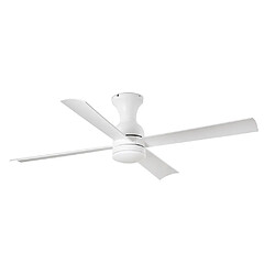 Faro Barcelona Ventilateur de plafond à DEL blanc intelligent - Télécommande incluse, 3000K