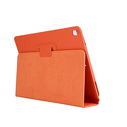 Wewoo Coque Orange pour iPad Pro 10,5 pouces Litchi Texture double rabat horizontal en cuir avec étui pas cher