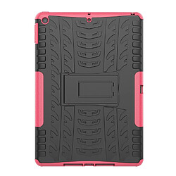 Acheter Coque en TPU hybride antidérapant avec béquille rose pour votre Apple iPad 10.2 (2019)