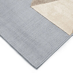 Avis Thedecofactory DEHORS-DEDANS LOSANGE - Tapis pour intérieur-extérieur beige et bleu 120x170