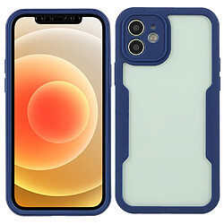 Coque en TPU + acrylique bleu marine pour votre iPhone 12 6.1 pouces