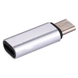 Avis Wewoo Adaptateur argent pour Samsung Galaxy S8 et S8 + / LG G6 / Huawei P10 P10 Plus / Oneplus 5 / Xiaomi Mi6 Max 2 autres Smartphones Lightning femelle à USB-C / Type-C mâle coquille métal adaptateur,