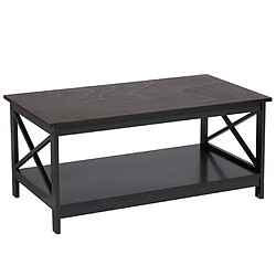 Beliani Table basse Foster noir