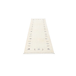 Avis Vidal Tapis de couloir en laine 295x84 beige Darya