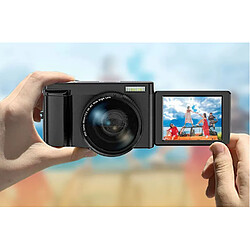 Avis INF Appareil photo numérique noir 48MP, HD 1080p avec zoom 16x, écran rabattable