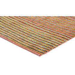 Vidal Tapis de laine 197x149 brun Juma pas cher