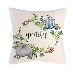 Avis P81 4pcs 45 * 45cm Thanksgiving Harvest Harvest Modèle de légumes Linge Hug taie d'oreiller de vacances à la maison Taie d'oreiller Sofa Coussin de coussin