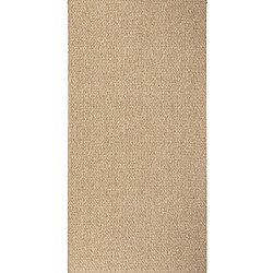 Thedecofactory BANGALOR - Tapis de couloir aspect jute naturel 80x150