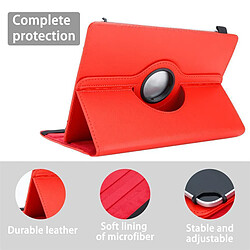 Avis Cadorabo Coque Odys Falcon 10 PLUS Etui en Rouge