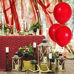 Avis Euro Mega 100 Ballon Rouge Ballon Rouge 27 cm pour Joyeux Anniversaire Mariage Fiançailles Saint Valentin Festival Décoration Fête