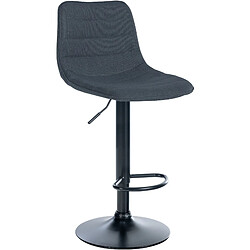 Non Tabouret de bar Lex tissu noir