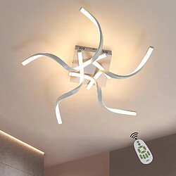 Autres Temps ZMH LED Ceiling Light Living Room 65CM Wave Modern With Remote Control