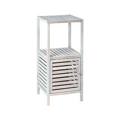 WENKO Etagère de salle de bain Norway - H. 86 cm - Blanc vieilli