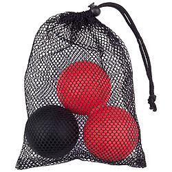 Avento Ensemble de ballon de massage/crosse Rose et noir pas cher