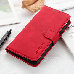 Etui en PU rétro rouge pour votre Samsung Galaxy Xcover Pro