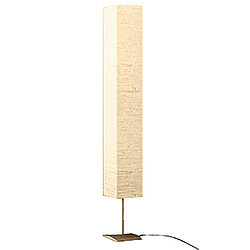 vidaXL Lampadaire avec support en acier 170 cm Beige