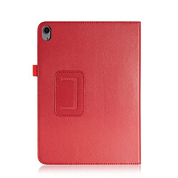 Avis Wewoo Housse Étui Coque en cuir à rabat horizontal Texture Litchi pour iPad Pro 11 pouces 2018avec support et fonction Veille / Réveil Rouge