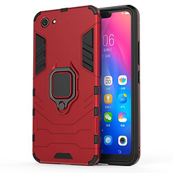 Wewoo Coque Housse de protection antichoc PC + TPU pour Vivo Y83, avec support d'anneau magnétique (rouge)