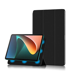 Etui en PU magnétique avec support noir pour votre Xiaomi Pad 5/Pad 5 Pro