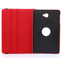 Acheter Wewoo Housse Étui rouge pour Samsung Galaxy Tab A 10.1 / T580 Litchi Texture 360 Degrés rotation horizontale en cuir avec support