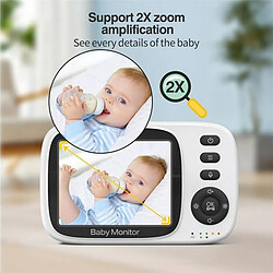 Avis Babyphone Camera Avec Écran 3.2 Pouces Surveillance Température Et Parole Bidirectionnelle EU Plug YONIS