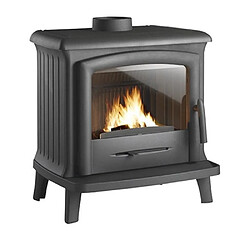 Poêle à bois fonte 6kw anthracite - 9121-44 - INVICTA