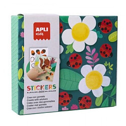 Apli Agipa Boite gommettes Coccinelle