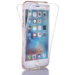 Ipomcase Coque Avant et Arrière pour iPhone 6 , iPhone 6s ,Coque 360 degrés -Transparent