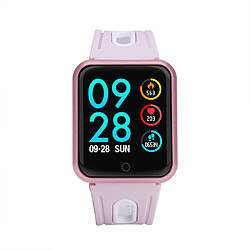 Chrono Montre Connectée pour Femmes Homme Sport Avec IP67 Etanche Cardio Podomètre pour Android iOS-Rose