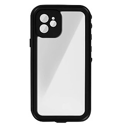 Coque Apple iPhone 12 Bi-matière Waterproof 2m Film Écran Redpepper noir