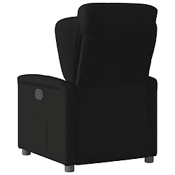 Acheter vidaXL Fauteuil inclinable Noir Tissu