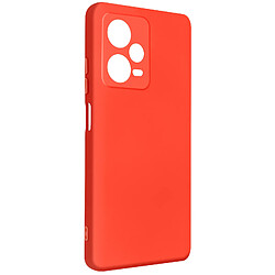 Avizar Coque pour Xiaomi Redmi Note 12 Pro Plus Semi-rigide Fast Cover Rouge