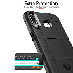 Wewoo Coque Housse en silicone de protection couverture antichoc pour Samsung Galaxy A6s (Noir) pas cher