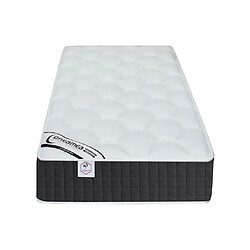 Acheter Vente-Unique Matelas de relaxation 80 x 200 cm ressorts ensachés et mémoire de forme ép.24cm - PAROX II de DREAMEA