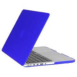 Avis Wewoo Housse Étui bleu foncé pour Macbook Pro Retina 15,4 pouces 3 en 1 Coque de protection en plastique dur avec de clavier et prise de poussière de port