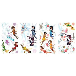 Thedecofactory DISNEY FÉES - Stickers repositionnables la Fée Clochette et ses amies, personnages Disney