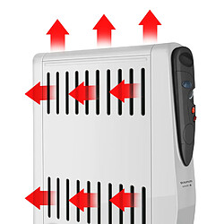 Radiateur à bain d'huile 2500w avec humidificateur - tuareg 2500 - TAURUS ALPATEC