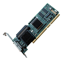 Carte contrôleur SCSI RAID DELL J4588 PERC4/SC PCI-X Ultra320 LVD 64Mb SDRAM - Occasion